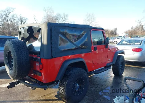 2004 Jeep Wrangler Unlimited z USA, uszkodzony, nr VIN 1J4FA49S54P803669